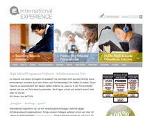 Tablet Screenshot of france.international-experience.net
